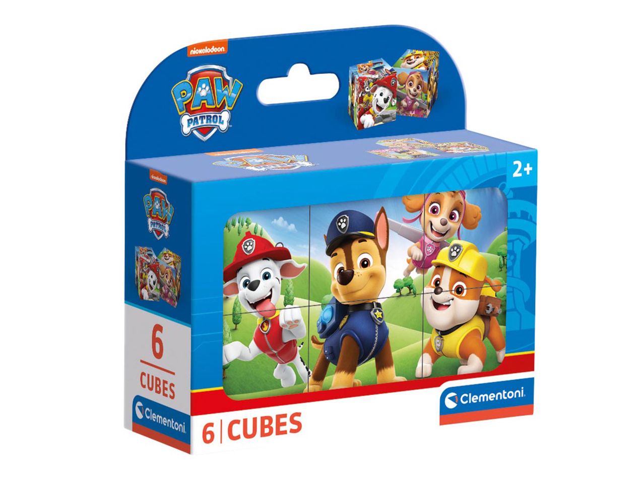 Paw Patrol 6 kockás kirakó Clementoni márkától, 2 éves kortól.