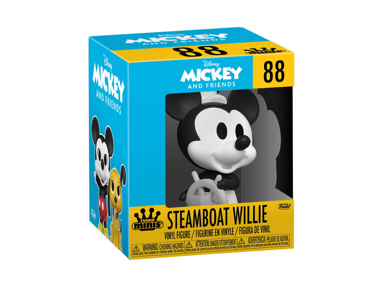 Funko Minis Steamboat Willie Mickey Mouse vinyl figure in a box