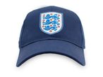 Navy blue baseball cap with an embroidered England football team crest on the front.