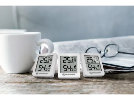 Hőmérséklet- és páratartalomkijelző szett