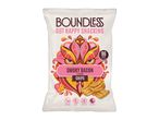 A bag of Boundless Smoky Bacon flavour chips.