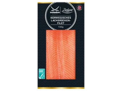 Sansibar Deluxe ASC Norwegisches Lachsrückenfilet