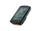 Ciclocomputer wireless CRIVIT afișând viteza, ceasul și alte metrici.