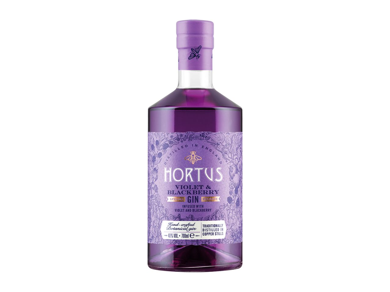 Go to full screen view: Hortus Violet & Blackberry Gin - Image 1