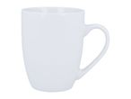 White ceramic mug with handle