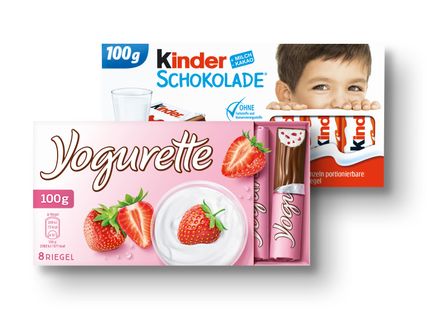 Yogurette/Kinder Schokolade