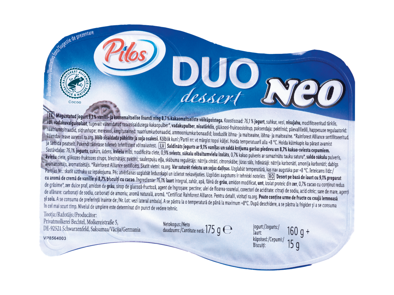 Desert Pilos Duo Neo cu iaurt și biscuiți