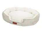 Cath Kidston floral pet bed with a soft cream interior