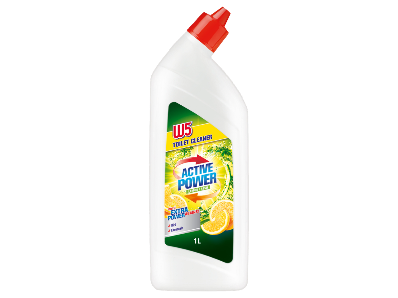 W5 Active Power tualetų valiklis su citrinos kvapu (1L)