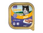 Coshida adult cat food pâté with poultry.