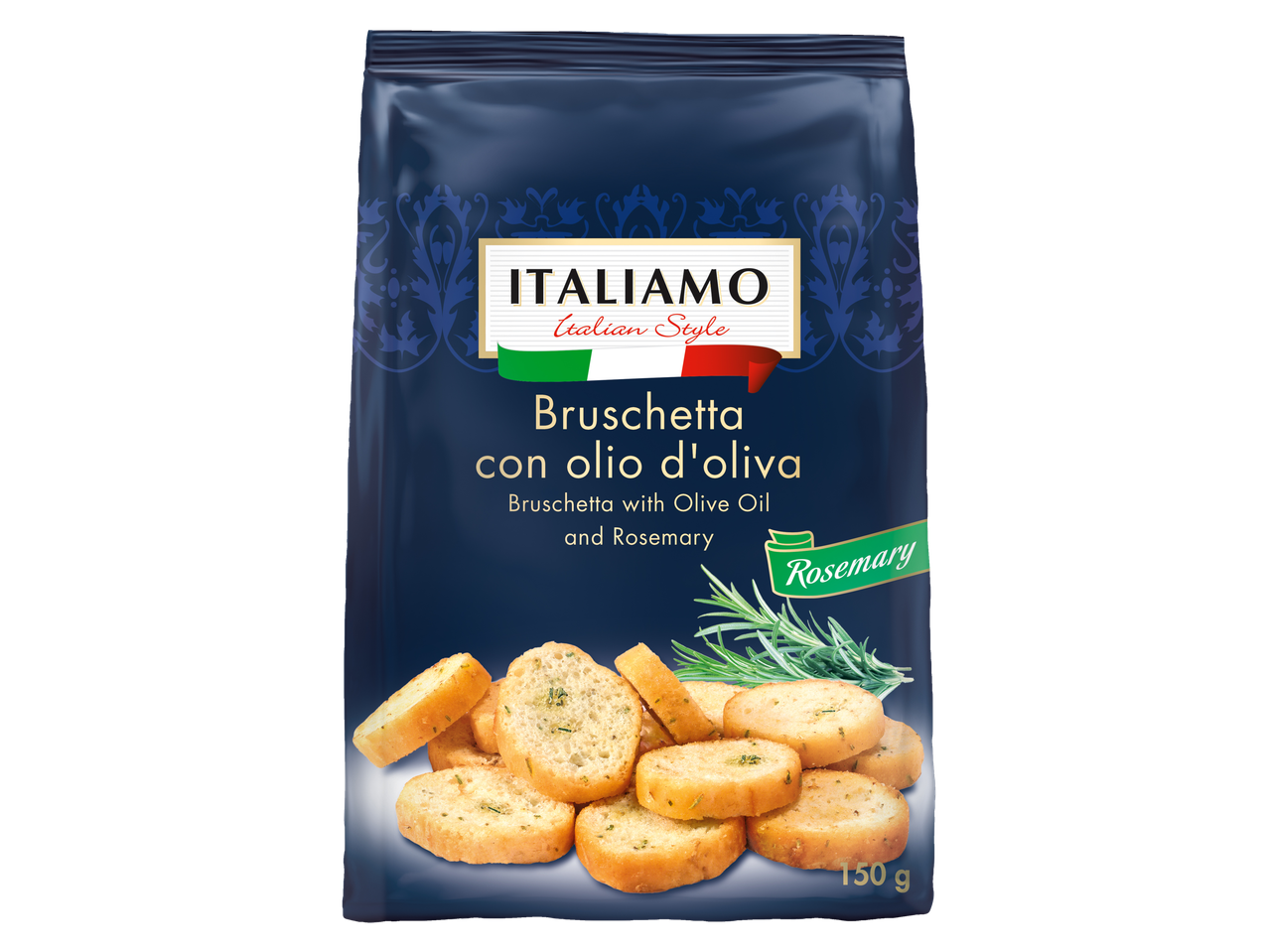 ITALIAMO: Bruschetta met olijfolie en rozemarijn.