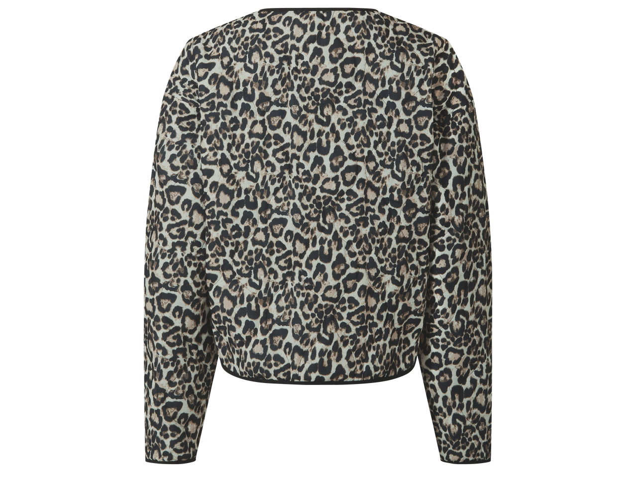Дамско яке с леопардов принт.