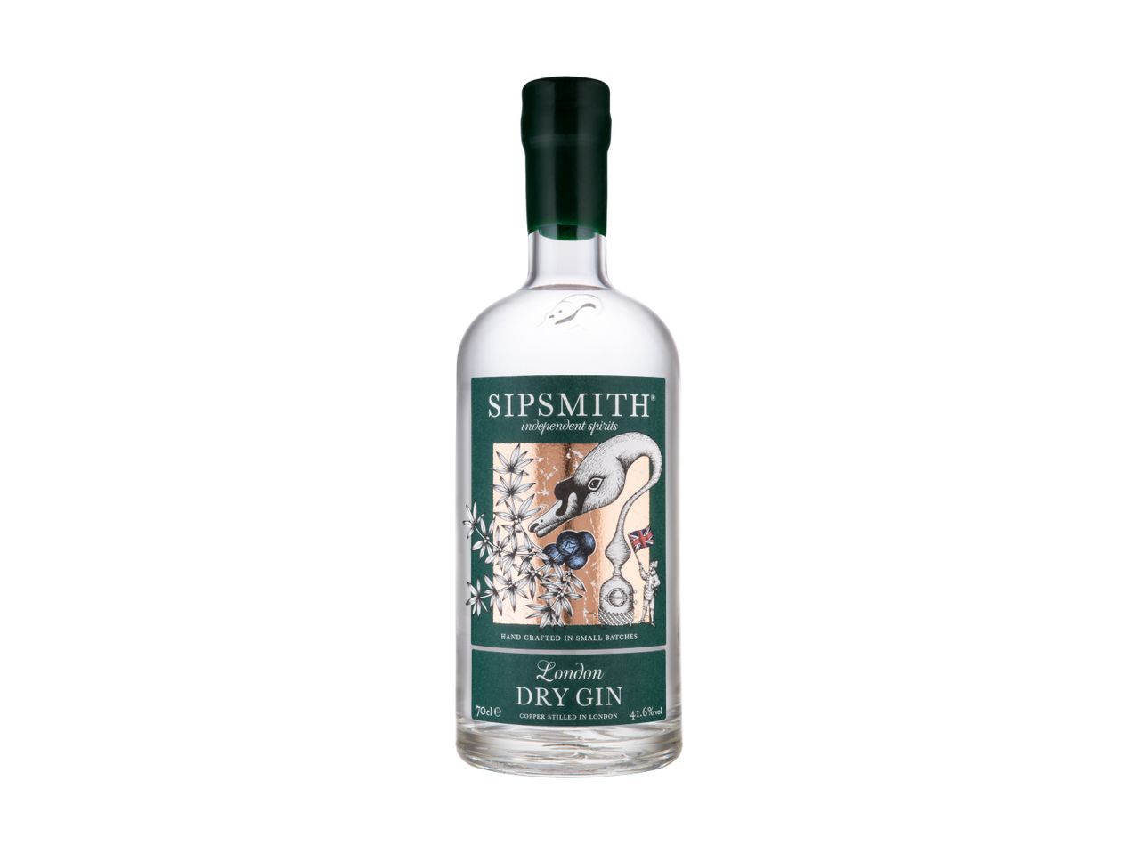 Flasche Deep Water Gin, Spirituose.