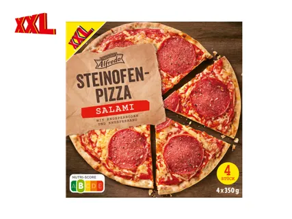 XXL Trattoria Alfredo Steinofenpizza Salami