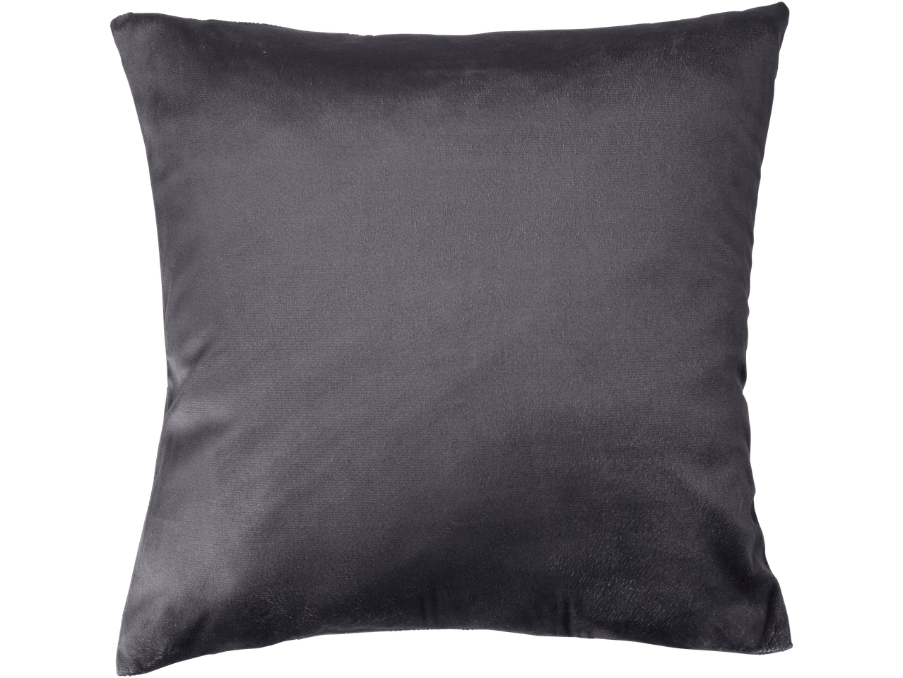 LIVARNO tamsiai pilkas aksominis pagalvės užvalkalas