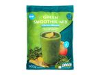 Frozen green smoothie mix: mango, apple, kale and spinach.