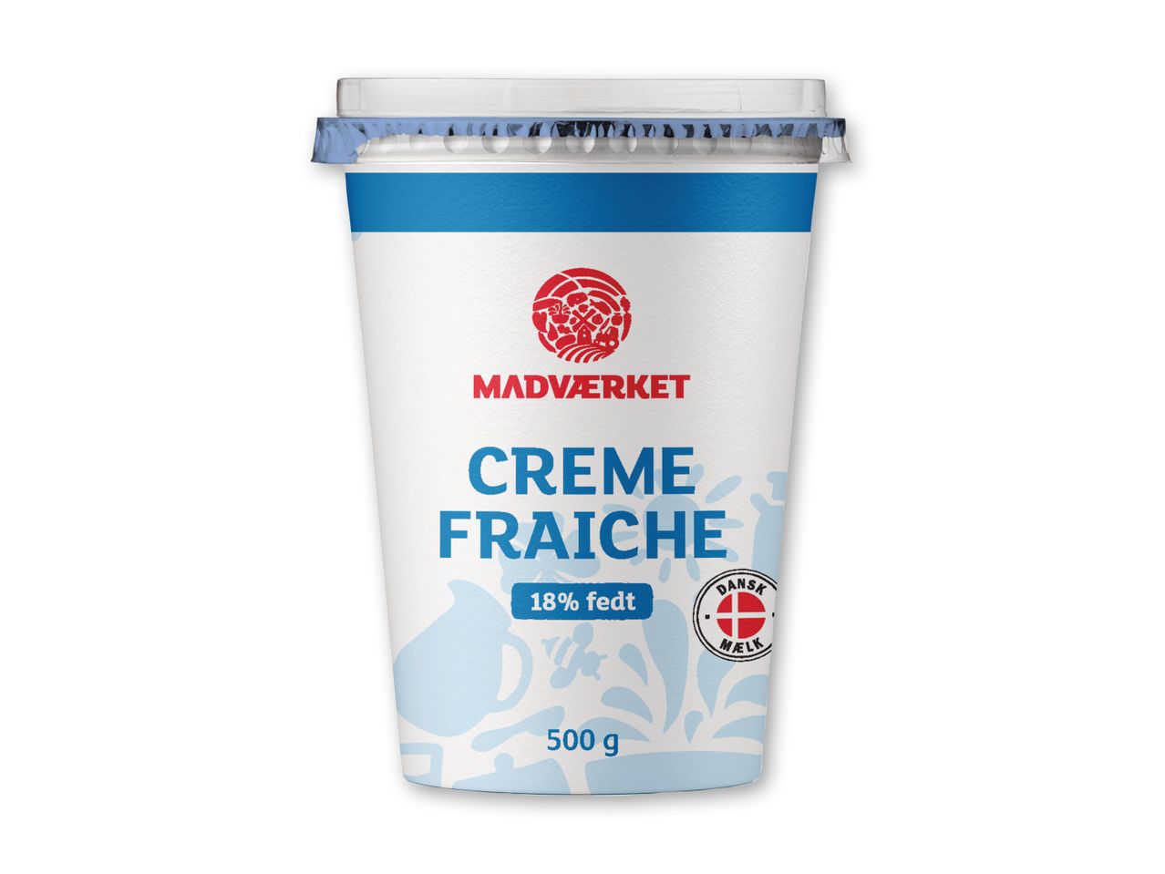 Bæger med Madværket Creme Fraiche 18% fedt, 500 g