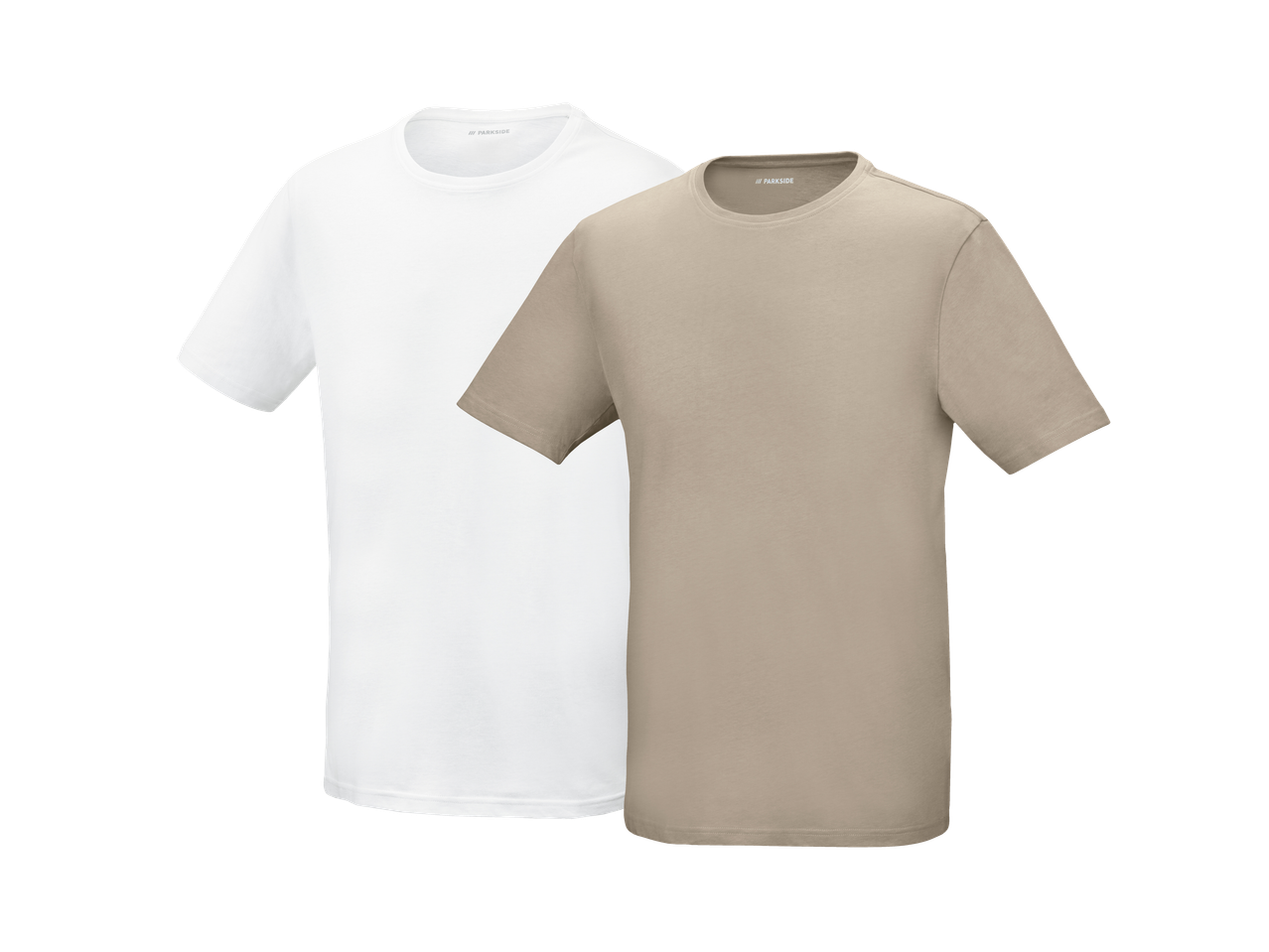 Dvije PARKSIDE majice: bijela i bež.