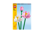 LEGO 40667: rožinės ir baltos lotoso gėlės.