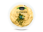 Ronde verpakking van eiersalade met bieslook, voorzien van het Beter Leven keurmerk.