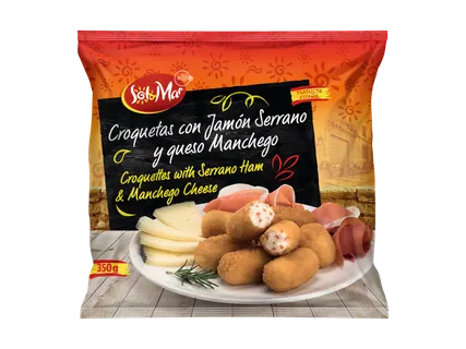 SOL & MAR Kroket met ham en kaas