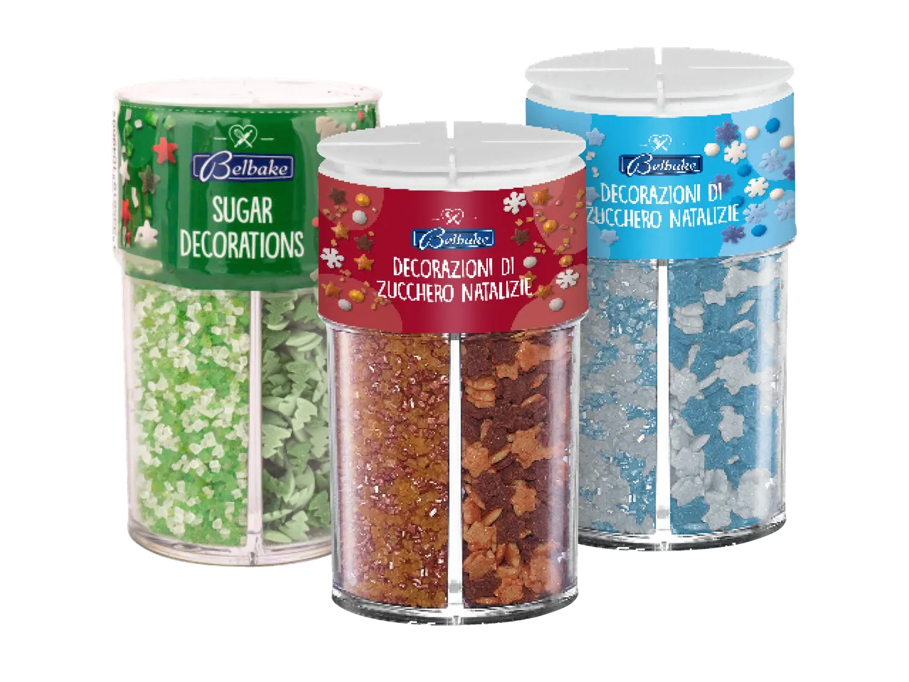 Decorazioni di zucchero natalizie