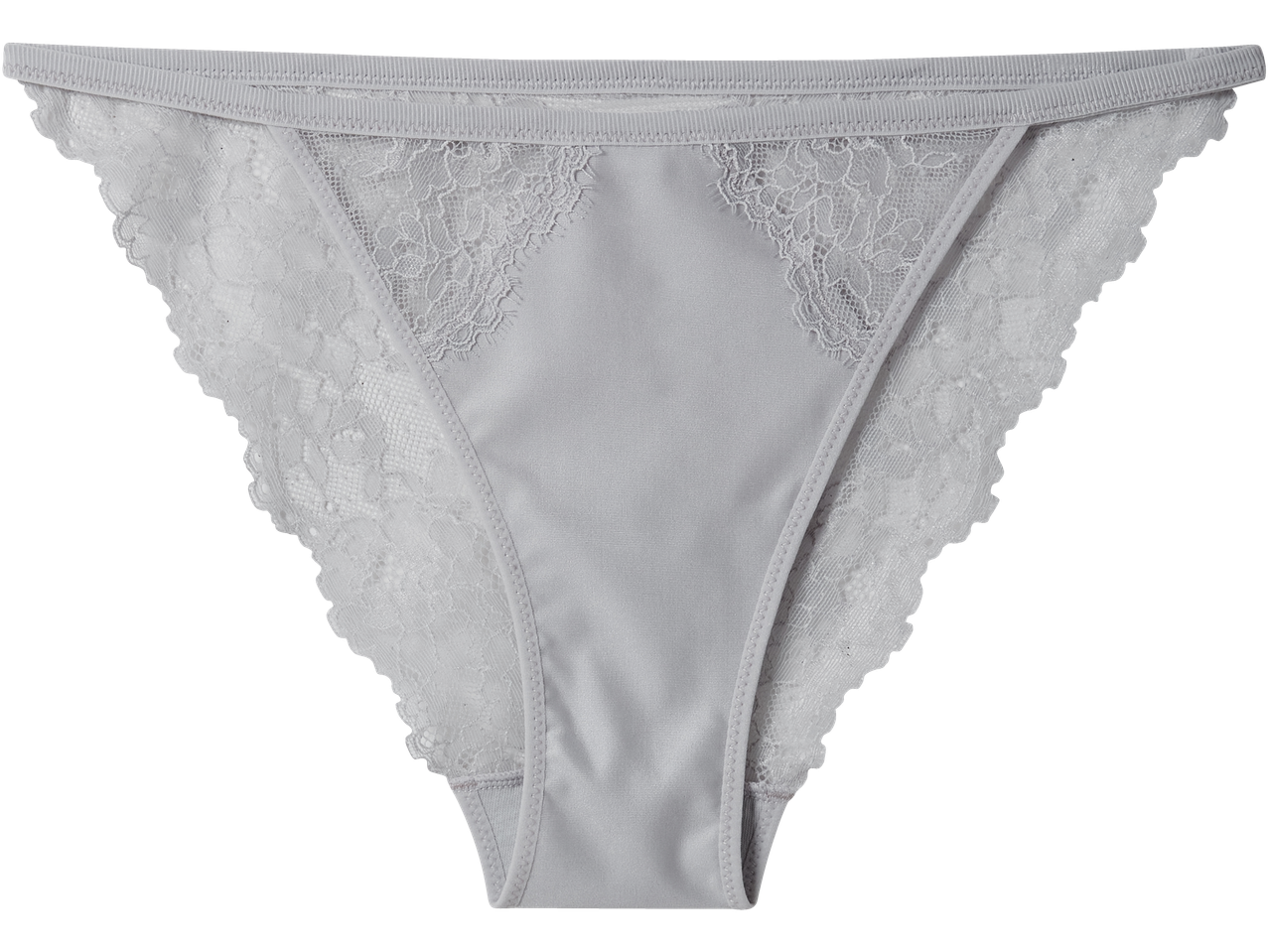 Cuecas de biquíni Esmara brancas de renda