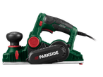Parkside® 750W Electric Planer, model PEH 30 E5, in green and black with red accents.