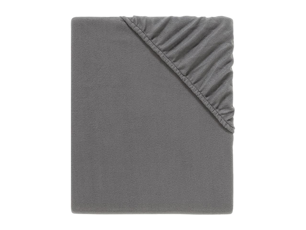 Go to full screen view: Livarno Home Fleece Fitted Sheet - Single - Image 3