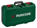 Polizor unghiular Parkside® într-o cutie de scule verde