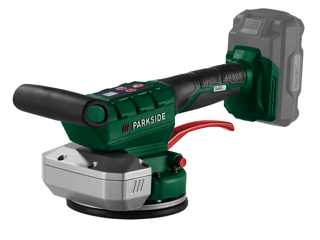 Parkside Ventosa Cerâmica 20 V, levantador de azulejos sem fio com bateria X 20 V Team