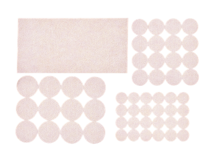 Filcalátét- / csúszásgátló készlet