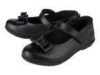 Kids’ Leather School Shoes With Bow