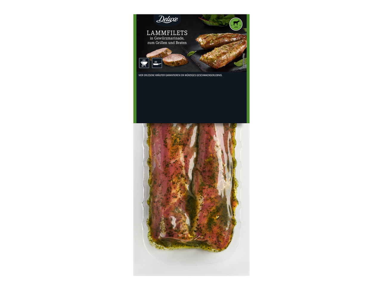 Deluxe Lammfilets in Gewürzmarinade zum Grillen und Braten.
