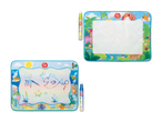 Zwei wiederverwendbare Wassermalbücher mit tropischem Design und integriertem Stift.