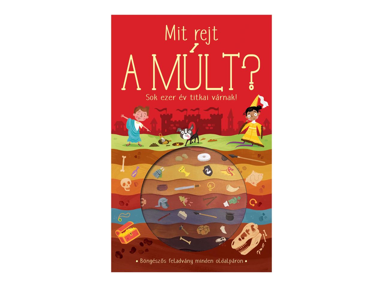 Gyermek könyv a föld rétegeiről.