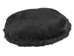 Zoofari® juodas pūkuotas gyvūnų guolis