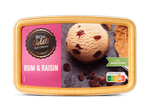 Bon Gelati rum en rozijnen ijs.