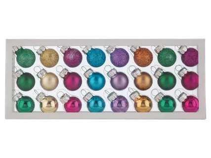 Üveg karácsonyfagömb