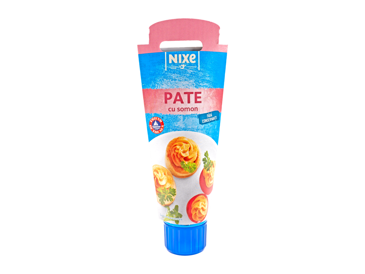 Tub de pateu cu somon Nixe, fără conservanți.