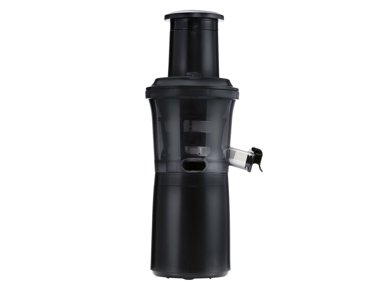 Silvercrest® Бавнооборотна сокоизстисквачка, черна.