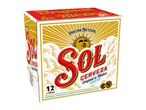 A 12-pack of Mexican lager beer with a sun logo and text 'Original de México'.