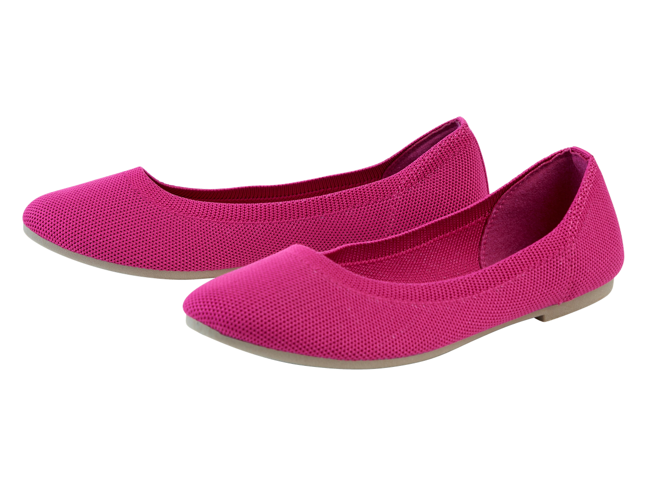 Rózsaszín női balerinacipő