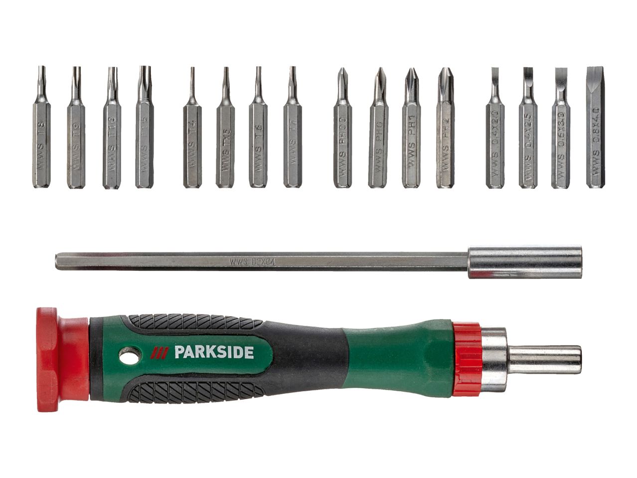 Parkside Precision Screwdriver Set - 18 Piece Set