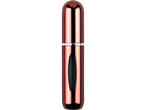 Atomizador de perfume vermelho metálico.