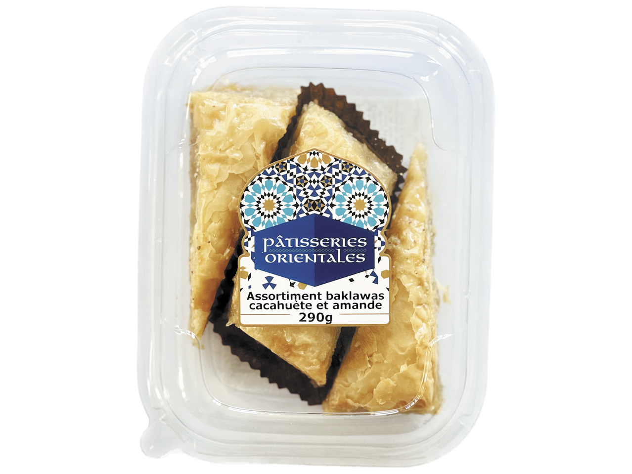 Assortiment baklawas cacahuète et amande