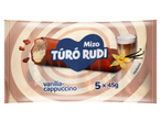 Mizo Túró Rudi vanília-cappuccino ízben, 5x45g-os kiszerelésben.