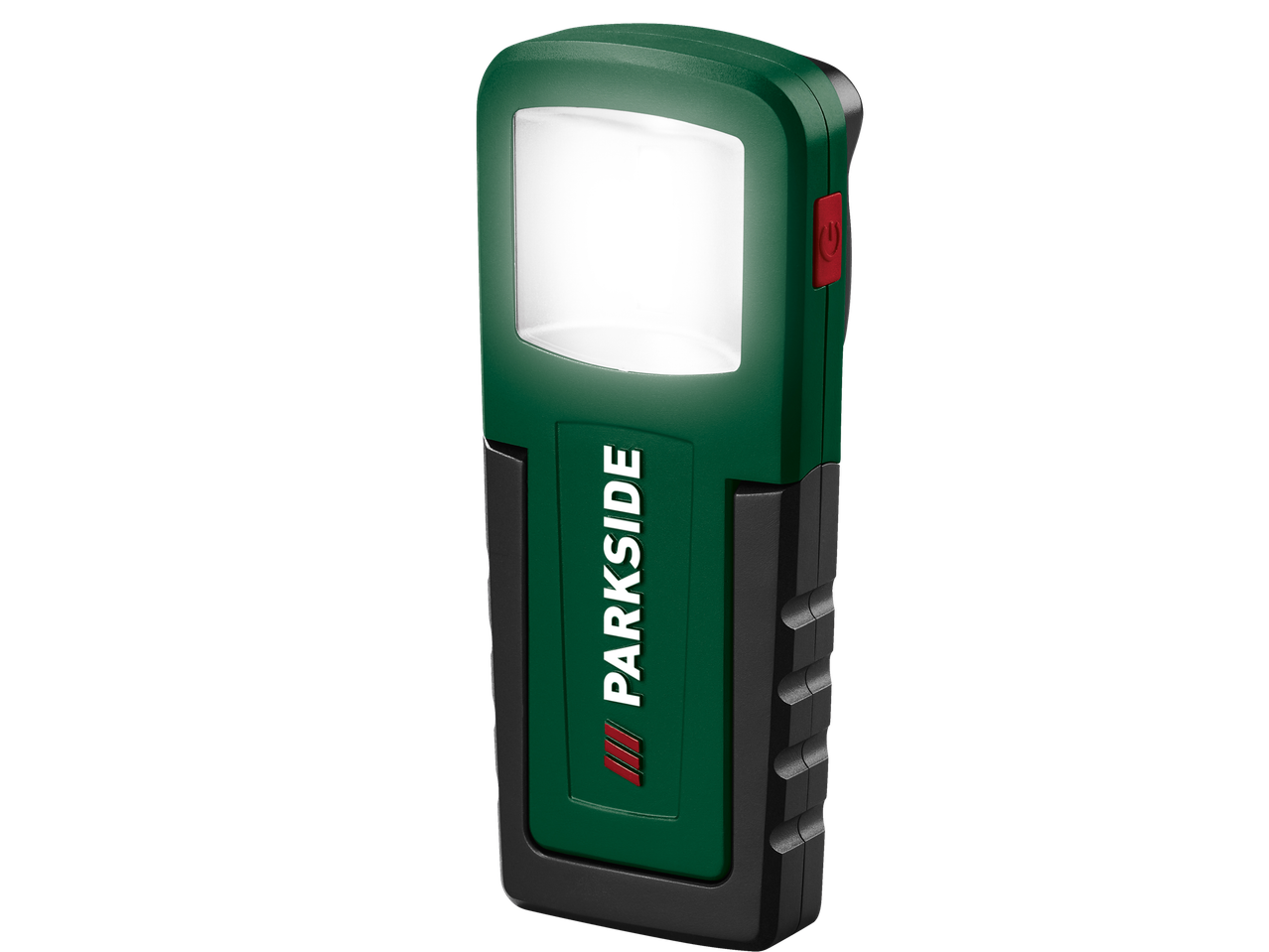 Parkside® Mini-Akku-Handleuchte: žalias rankinis žibintuvėlis su įjungimo mygtuku