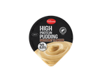 Pudim Milbona com sabor a avelã, rico em proteínas, baixo em gordura, 20g de proteína.