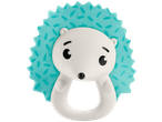 Fisher-Price Rattle, a cute hedgehog-shaped baby rattle in white and blue.